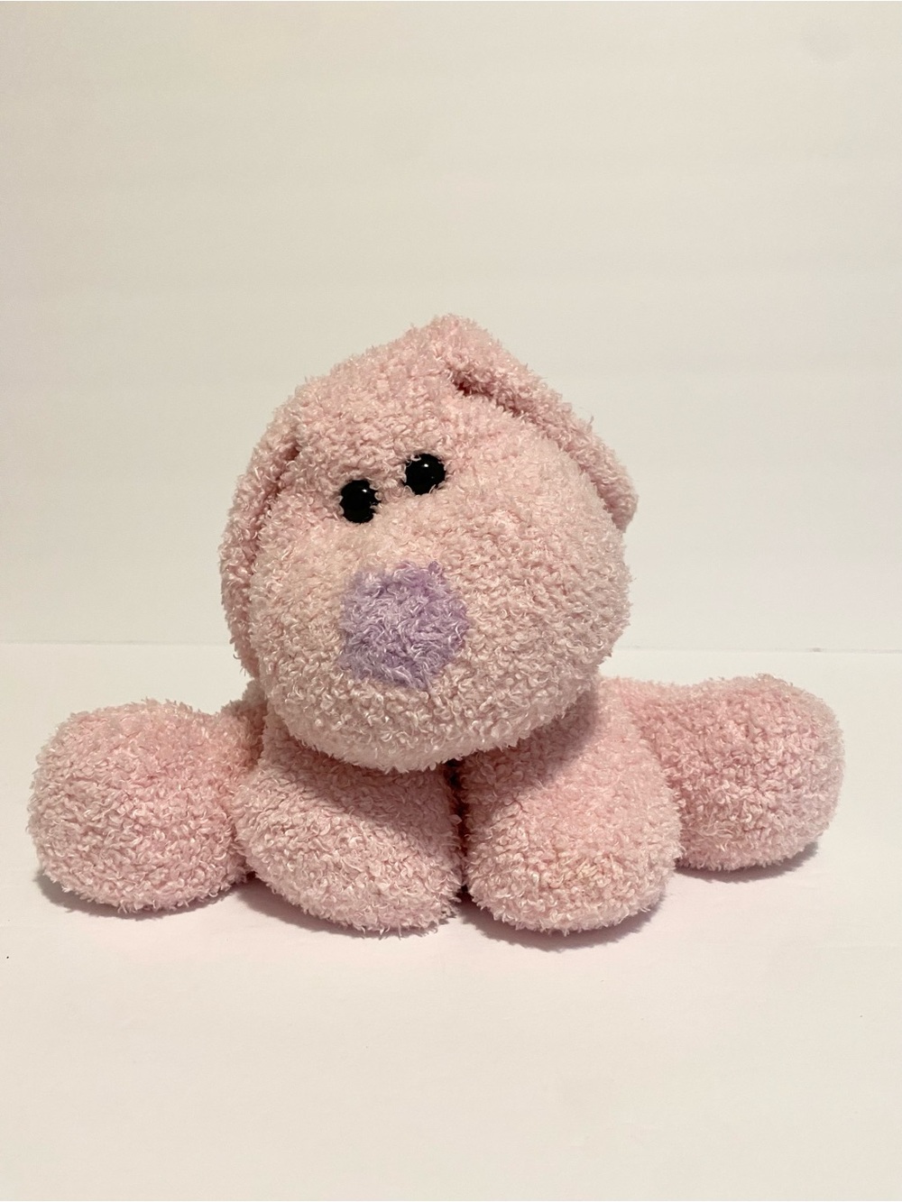 Zellers Hudson’s Bay Puppy Dog Plush Floppy Bean Bag Stuffed Animal Vintage Toy